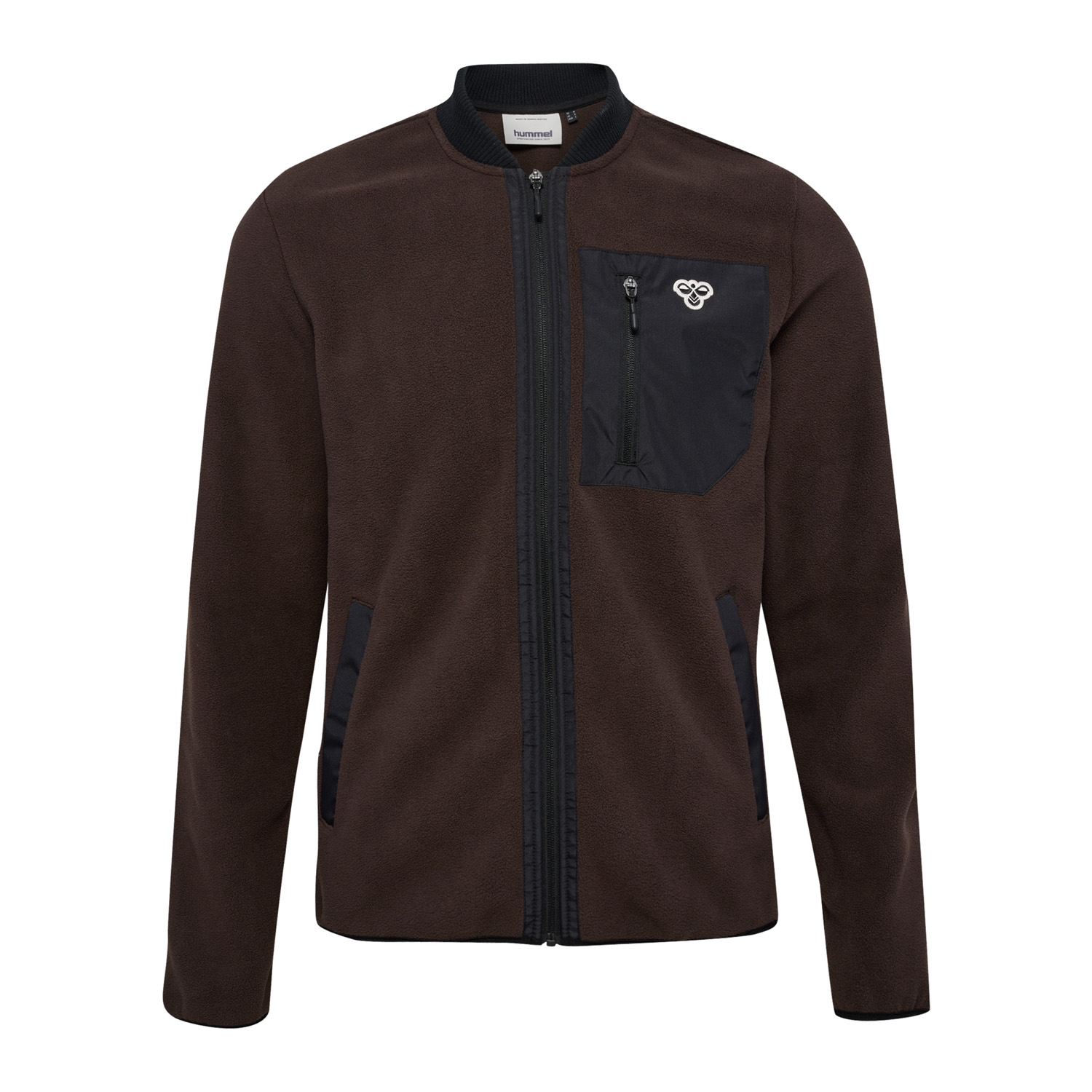 Unisex Kahverengi BEE POLAR FERMUARLI SWEATSHIRT 225982-8051 hummel