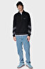 OVERSIZE SPORTSWEAR YARIM FERMUARLI SWEATSHIRT