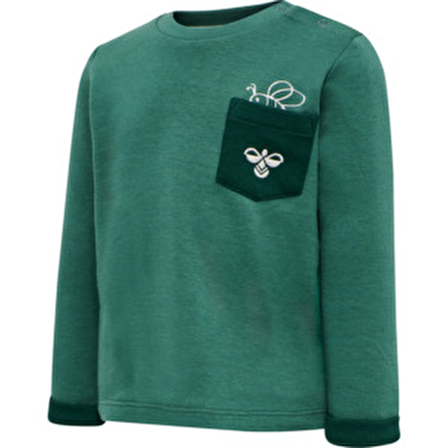 erkek bebek mavi hugo sweatshirt 210917 8295 hummel