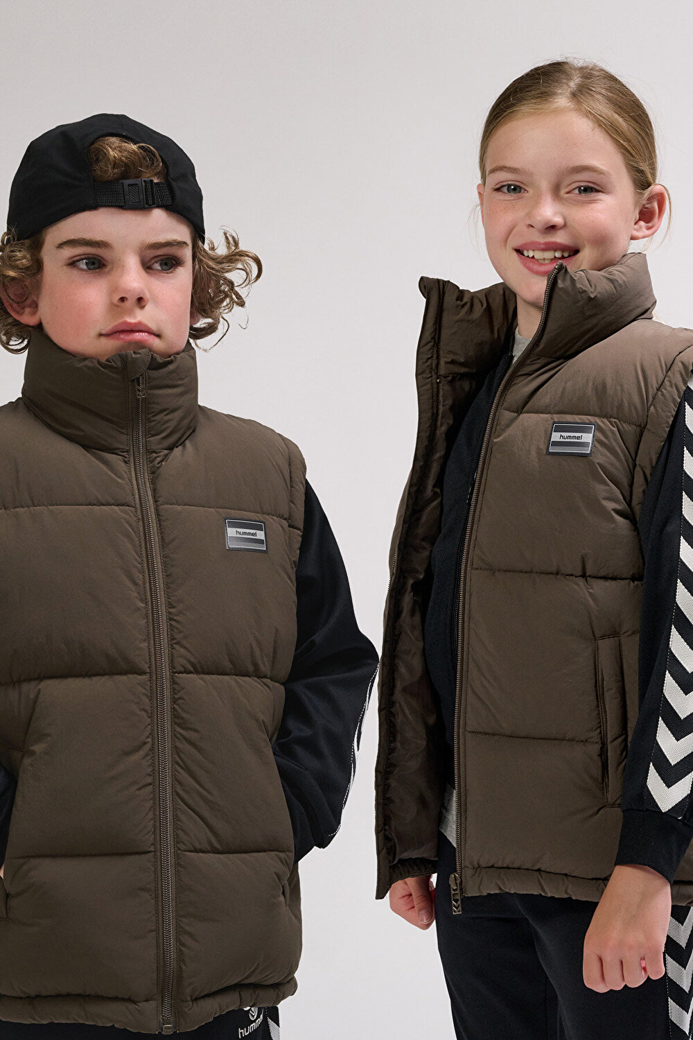 Çocuk Kahverengi CRISP TEX ÇOCUK YELEK 224914-0554 | hummel
