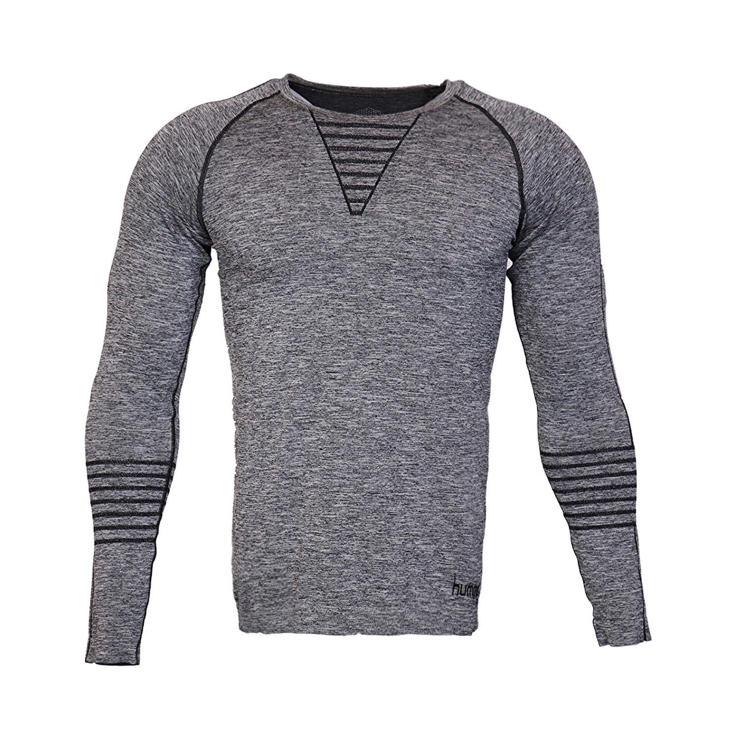 Gri Jeromy Uzun Kollu Tisort 910719 2800 Hummel
