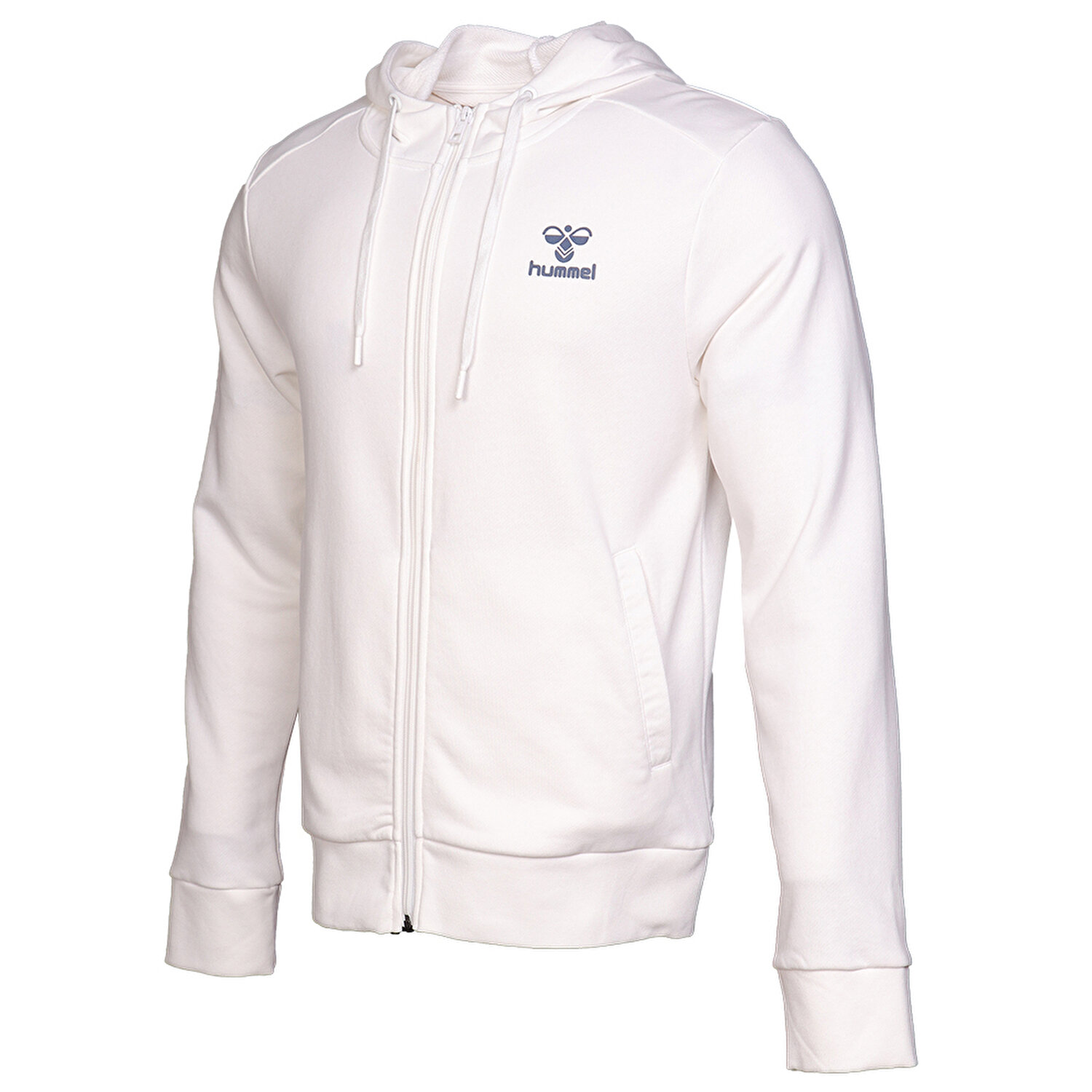 Beyaz Brinos Fermuarli Sweatshirt 920793 9003 Hummel