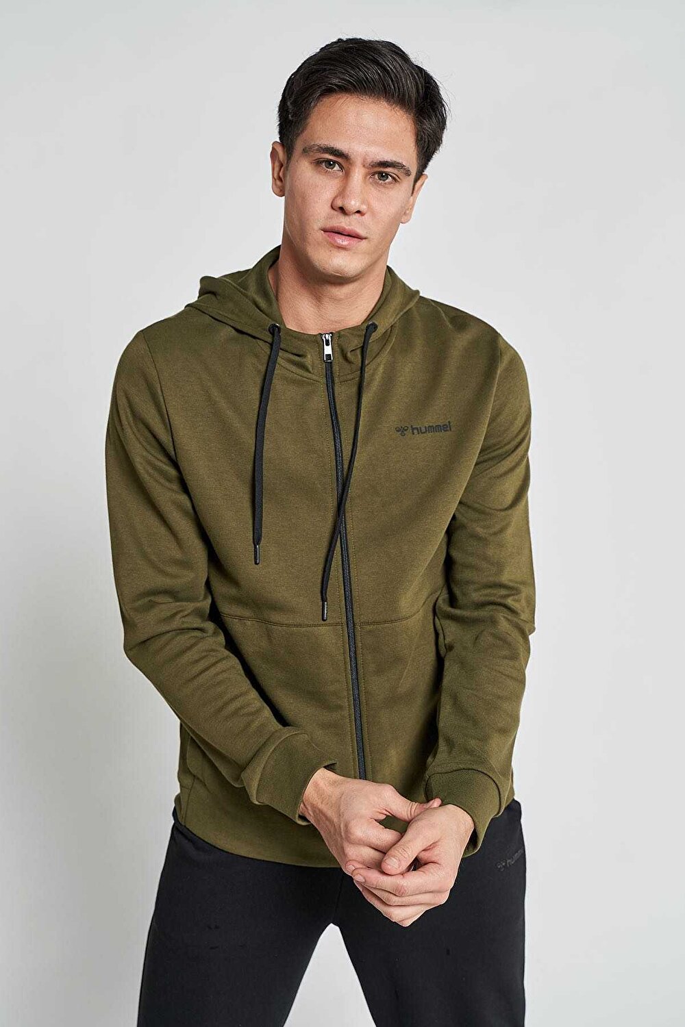 Berardo Fermuarli Sweatshirt Erkek Esofman Ustu Hummel