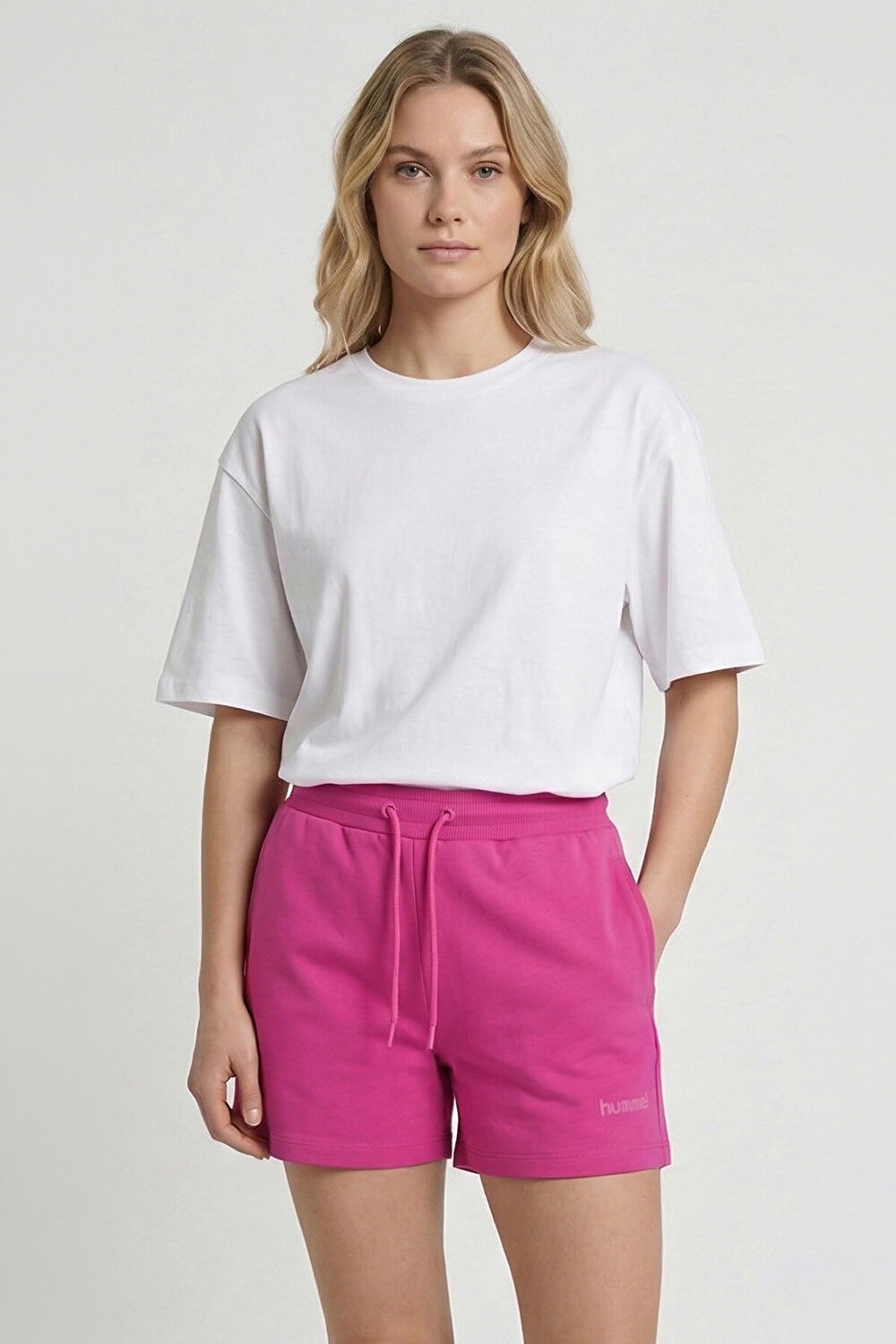 Kadın Pembe REVENDER ŞORT 932443-3502 | hummel