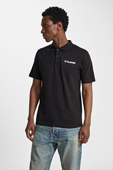 MOVER COTTON KISA KOLLU POLO YAKA TİŞÖRT Siyah Erkek Tişört