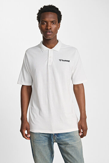 MOVER COTTON KISA KOLLU POLO YAKA TİŞÖRT Beyaz Erkek Tişört