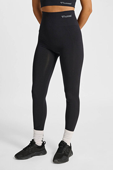 SÜRDÜRÜLEBİLİR TIF SEAMLESS YÜKSEK BEL TAYT Siyah Kadın Tayt