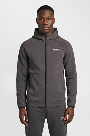 TECH FLEECE REGULAR FERMUARLI HOODIE Siyah Erkek Fermuarlı Hoodie