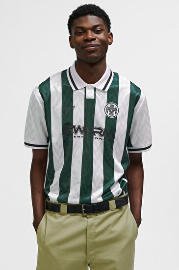 LOOSE FUTBOL KISA KOLLU FORMA Beyaz Unisex Forma