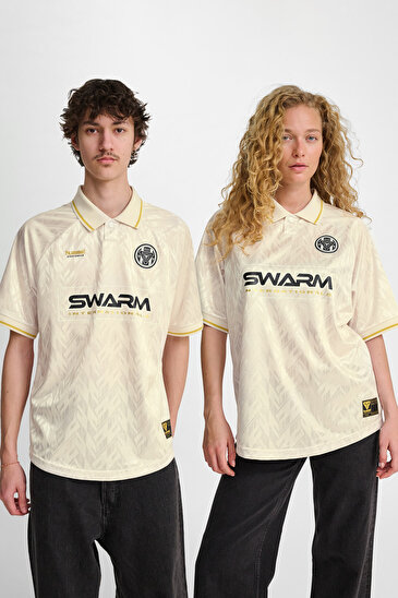 LOOSE BAY SOCCER FORMA Beyaz Unisex Tişört 