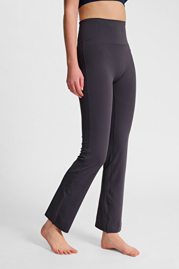 YOGA YÜKSEK BEL FLARE W TAYT Siyah Kadın Tayt 