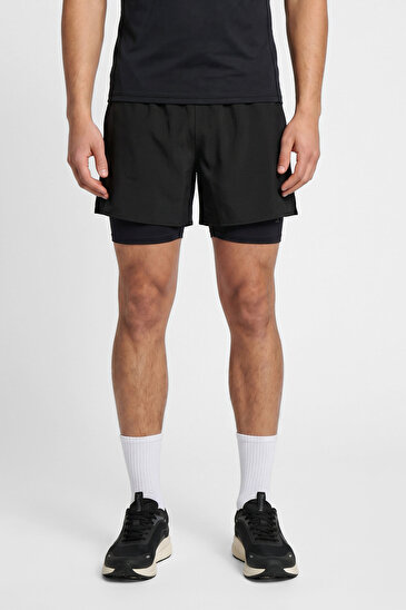 HIIT INTENSITY 2 IN 1 ŞORT Siyah Erkek Şort