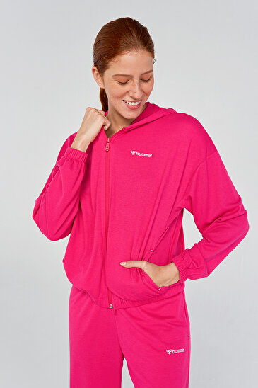 JULIE FERMUARLI HOODIE Siyah Kadın Fermuarlı Hoodie