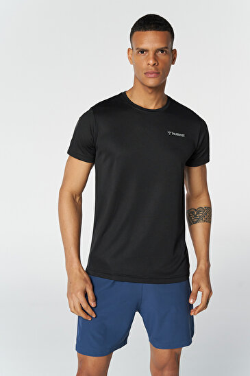 AKI KISA KOLLU TİŞÖRT Siyah Erkek Tişört