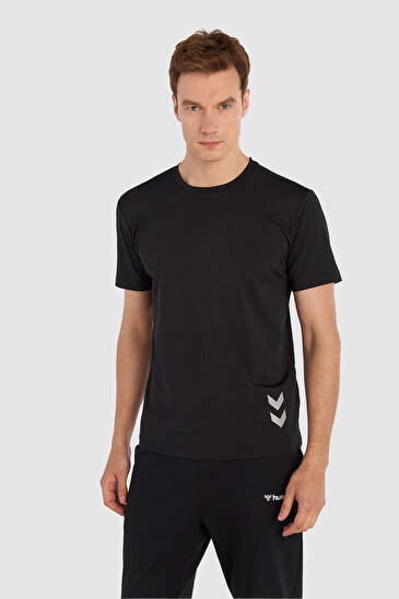 AVRIL KISA KOLLU TİŞÖRT Siyah Erkek Tişört