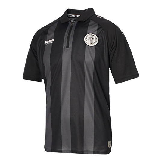 SNOOPY PEANUTS™ FUTBOL KISA KOLLU TİŞÖRT Siyah Erkek Tişört