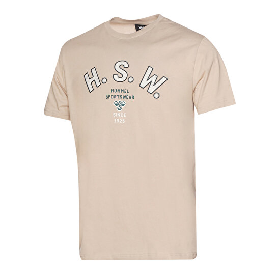 HAYES KISA KOLLU TİŞÖRT Bej Erkek Tişört