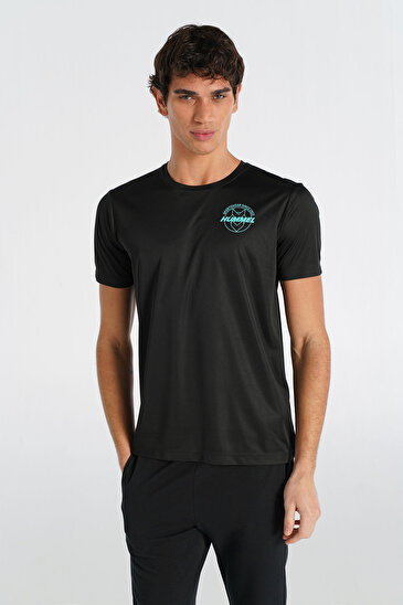 WALKER KISA KOLLU TİŞÖRT Siyah Erkek Tişört