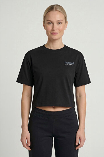 KIRBY KISA KOLLU TİŞÖRT Siyah Kadın Tişört