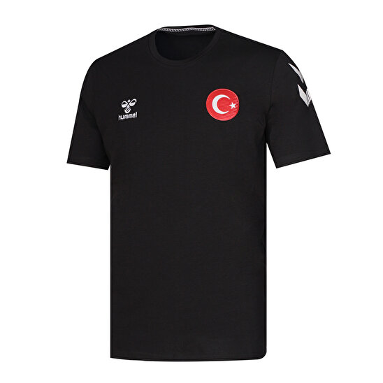 HENTBOL MİLLİ TAKIM ANTRENMAN TİŞÖRT Siyah Erkek Hentbol Milli Takım Antrenman Tişörtü