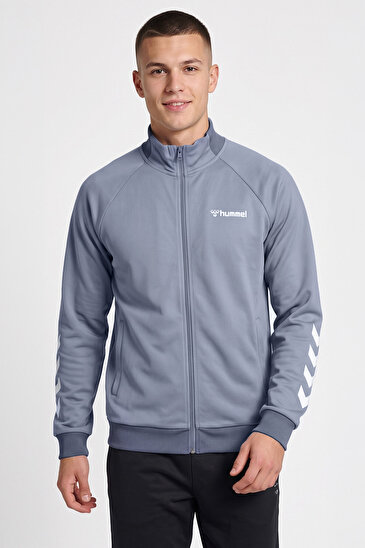 FALCONZO FERMUARLI SWEATSHIRT Gri Erkek Fermuarlı Sweatshirt