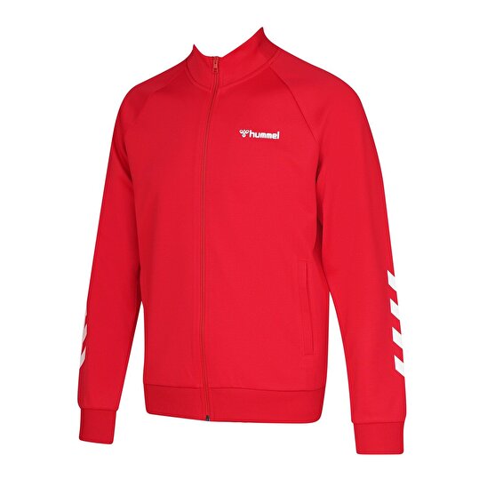 FALCONZO FERMUARLI SWEATSHIRT Kırmızı Erkek Fermuarlı Sweatshirt