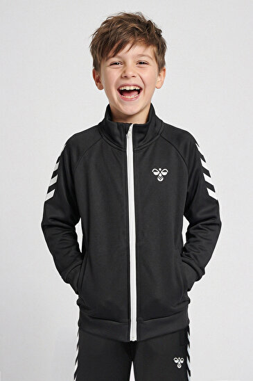 JAROMIR ÇOCUK FERMUARLI SWEATSHIRT Siyah Çocuk Fermuarlı Sweatshirt
