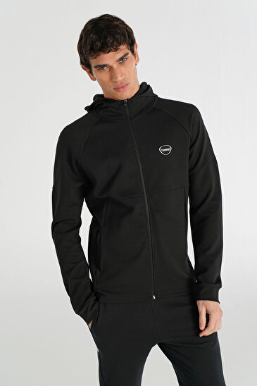 INTER FERMUARLI HOODIE Siyah Erkek Hoodıe