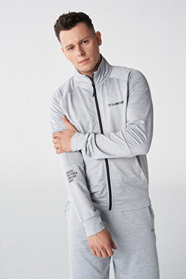 JAS FERMUARLI SWEATSHIRT Gri Erkek Fermuarlı Sweatshirt