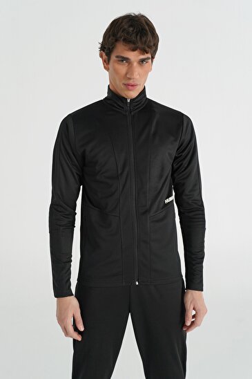 TINSEL FERMUARLI SWEATSHIRT Siyah Erkek Sweatshirt