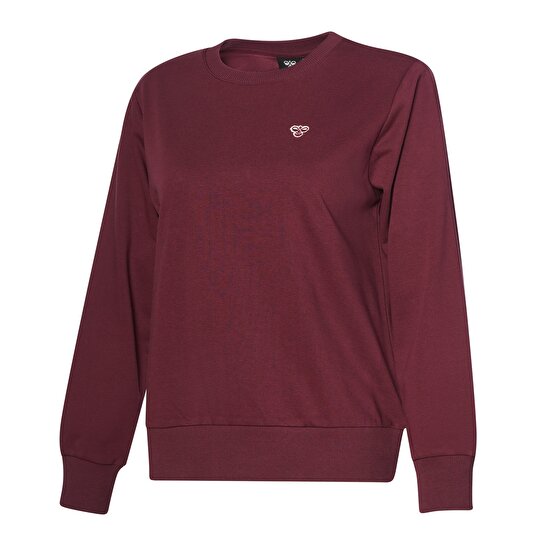 ICONAS SWEATSHIRT Bordo Kadın Sweatshirt