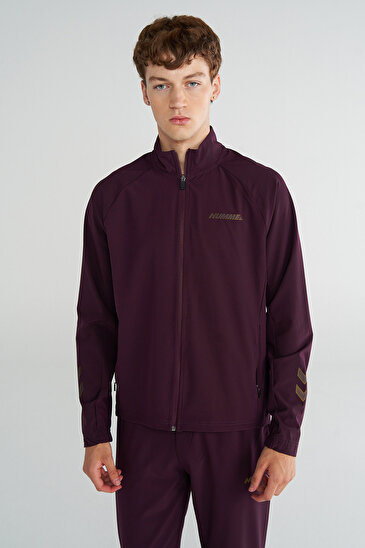 BARNET FERMUARLI SWEATSHIRT Bordo Erkek Sweatshirt