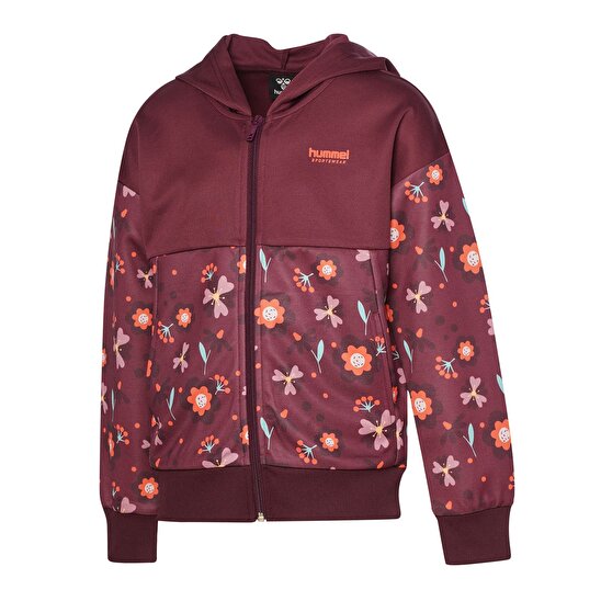 BRIAN ÇOCUK FERMUARLI HOODIE Bordo Çocuk Hoodie