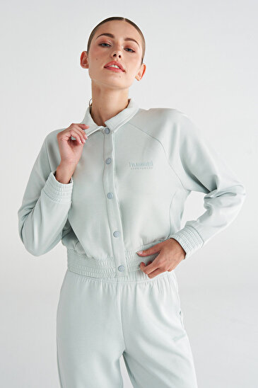 JED FERMUARLI SWEATSHIRT Mavi Kadın Sweatshirt