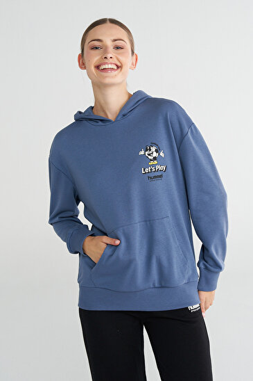 JENAS HOODIE Mavi Kadın Hoodie