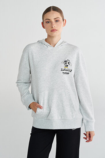 JENAS HOODIE Gri Kadın Hoodie