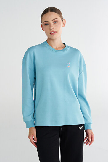 MELTON SWEATSHIRT Mavi Kadın Sweatshirt