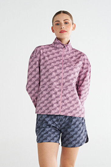 RODIN FERMUARLI SWEATSHIRT Pembe Kadın Sweatshirt