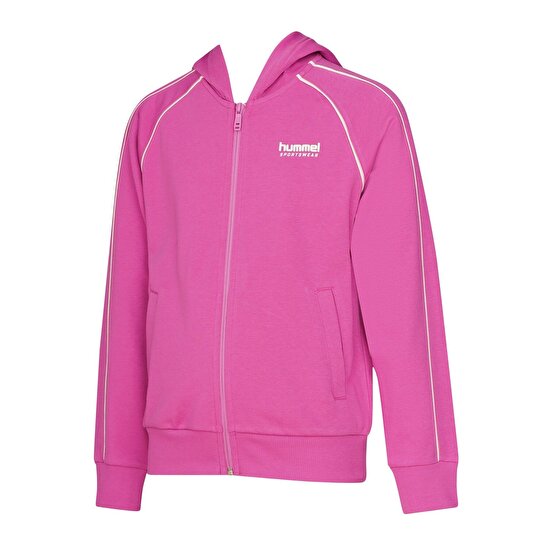 PAZ ÇOCUK FERMUARLI HOODIE Pembe Çocuk Fermuarlı Sweatshirt