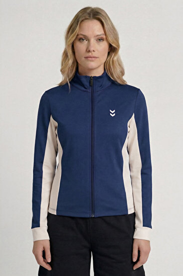 SAJAR FERMUARLI SWEATSHIRT Lacivert Kadın Fermuarlı Sweatshirt