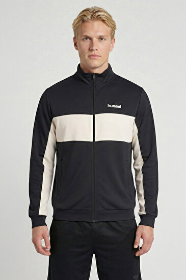 YERNO FERMUARLI SWEATSHIRT Siyah Erkek Fermuarlı Sweatshirt