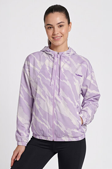 BRONTE FERMUARLI HOODIE Mor Kadın Fermuarlı Hoodie