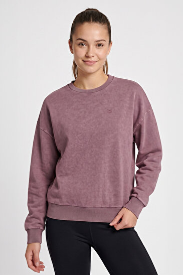 DELLAX SWEATSHIRT Kırmızı Kadın Sweatshirt 
