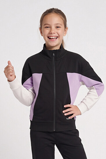 NORA ÇOCUK FERMUARLI SWEATSHIRT Siyah Çocuk Fermuarlı Sweatshirt