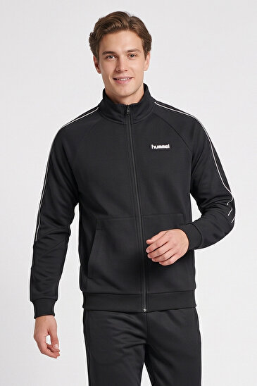 SAMEER FERMUARLI SWEATSHIRT Siyah Erkek Fermuarlı Sweatshirt