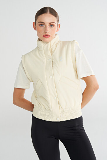 CARE YELEK Ekru Kadın Yelek