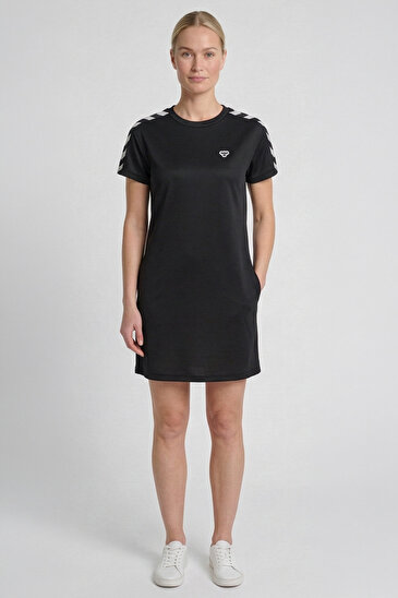 CHEVRON ELBİSE Siyah Kadın Elbise