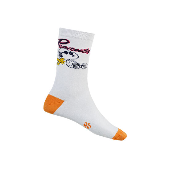 SNOOPY PEANUTS™ ÇORAP Beyaz Unisex Çorap