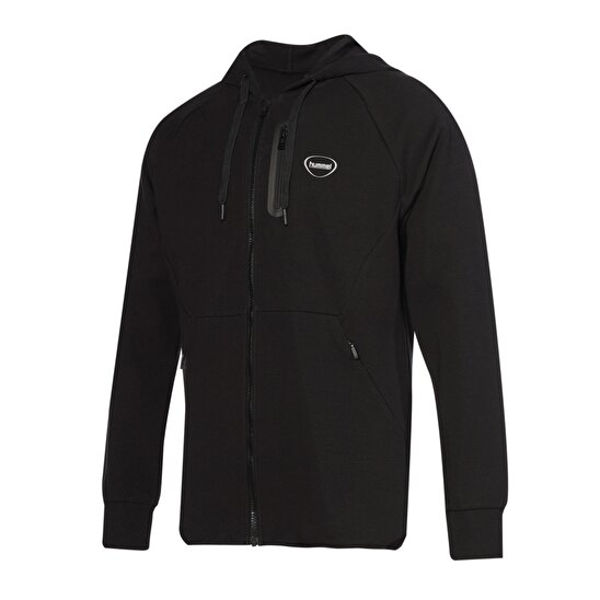 NOVA FERMUARLI HOODIE Siyah Erkek Fermuarlı Hoodie