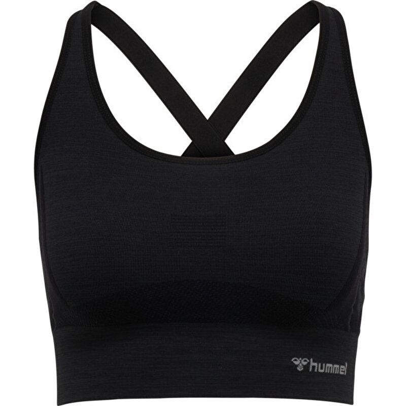 SÜRDÜRÜLEBİLİR CLEA SEAMLESS SPOR SÜTYENİ Siyah Kadın Atlet